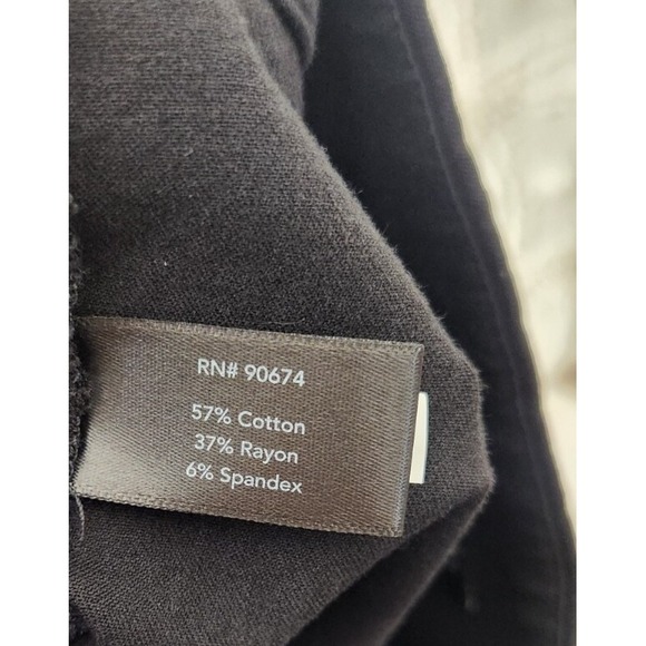 Boston Proper Womens High Rise Shorts Size 6 Black Dressy Stretch Neutral - Picture 4 of 12